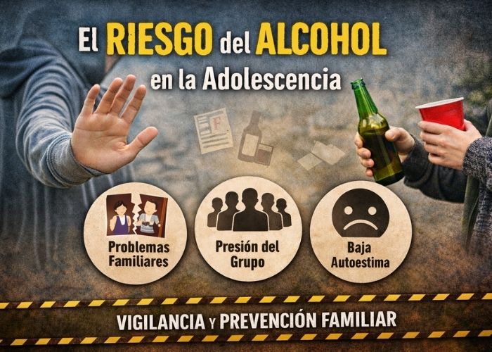 Prevención y Vigilancia del consumo de alcohol en la adolescencia.
